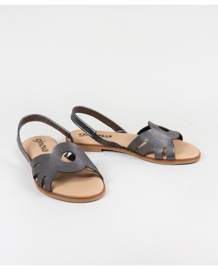 Ginova Women's Sandals with Elastic in the Strip