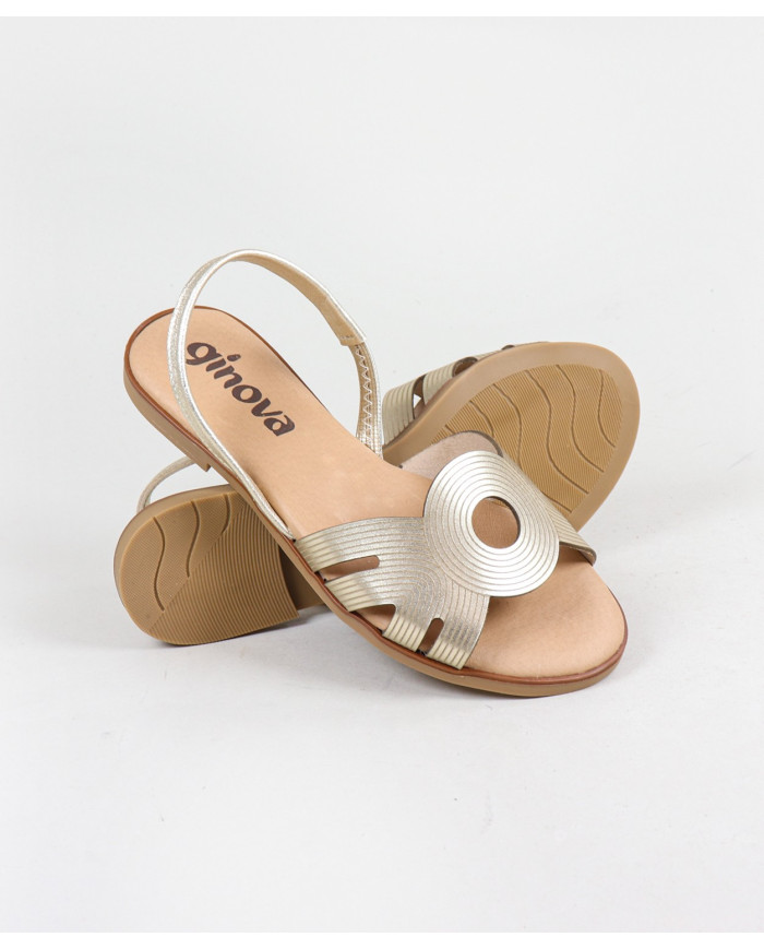 Sandalias de mujeres Ginova con elástico en la Franja