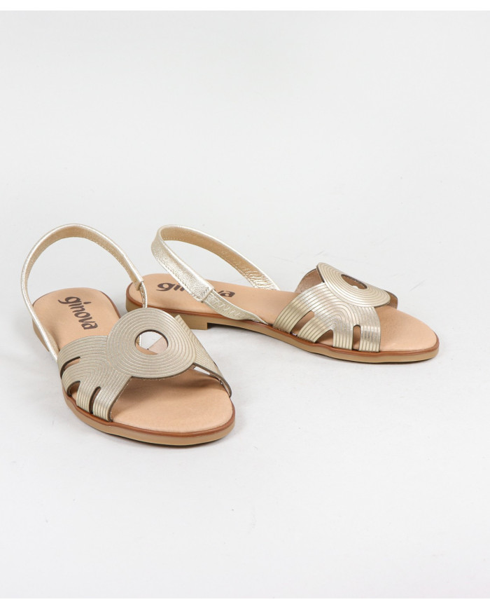 Sandalias de mujeres Ginova con elástico en la Franja