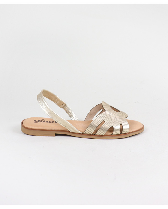 Sandalias de mujeres Ginova con elástico en la Franja