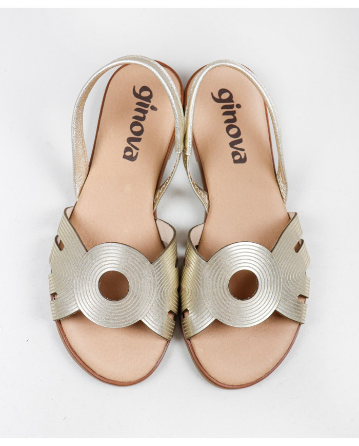 Sandalias de mujeres Ginova con elástico en la Franja