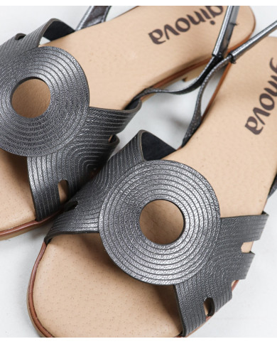 Ginova Women's Sandals with Elastic in the Strip