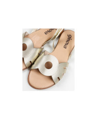 Ginova Women's Sandals with Elastic in the Strip