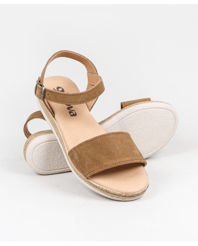 Sandalias de mujeres Ginova en Camurça