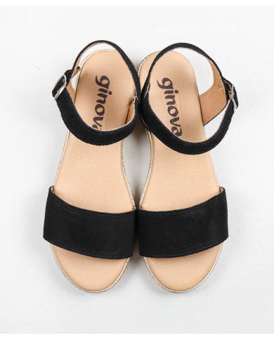 Sandalias de mujeres Ginova en Camurça