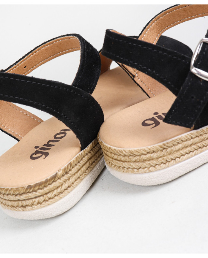Sandalias de mujeres Ginova en Camurça