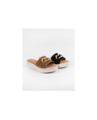 Ginova Women's Slippers on Platform