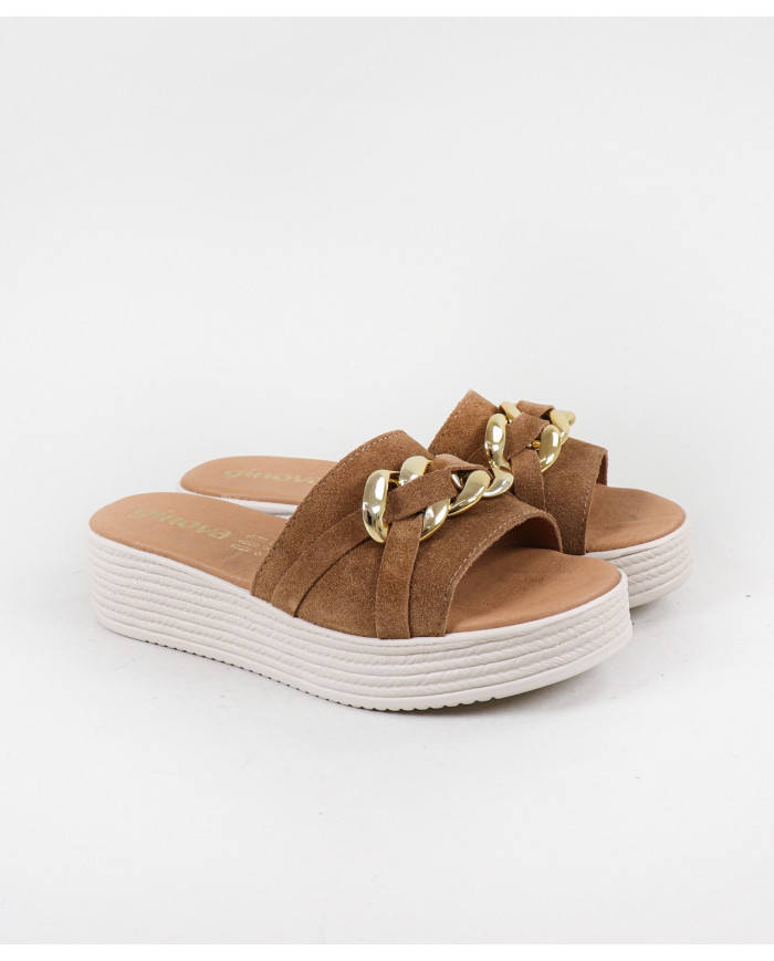 Ginova Women's Slippers on Platform