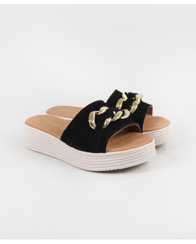 Ginova Women's Slippers on Platform