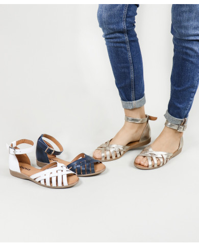 Sandalias de mujeres Ginova con rayas