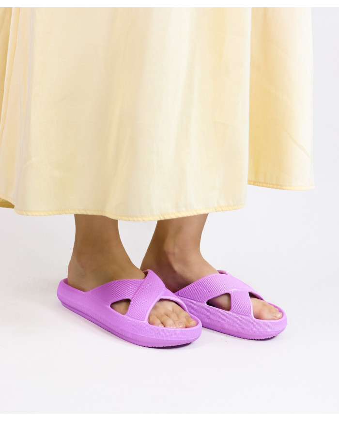 Flip Flops Lilac DeFonseca on Women's Platform