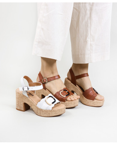 Ginova Women's Sandals with Strip Decorated