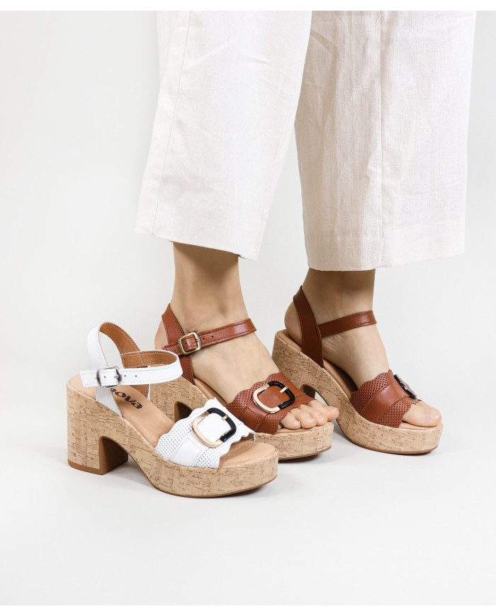 Ginova Women's Sandals with Strip Decorated