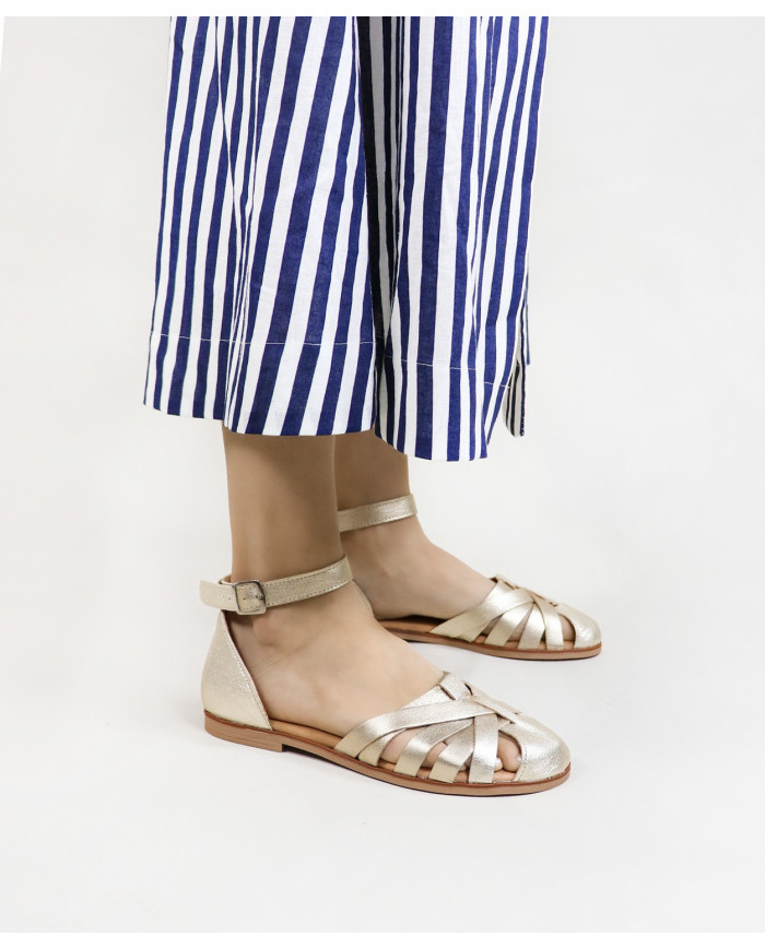 Sandalias de mujeres Ginova con rayas