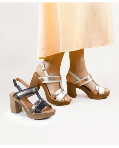 Sandalias de mujeres Ginova Compensado