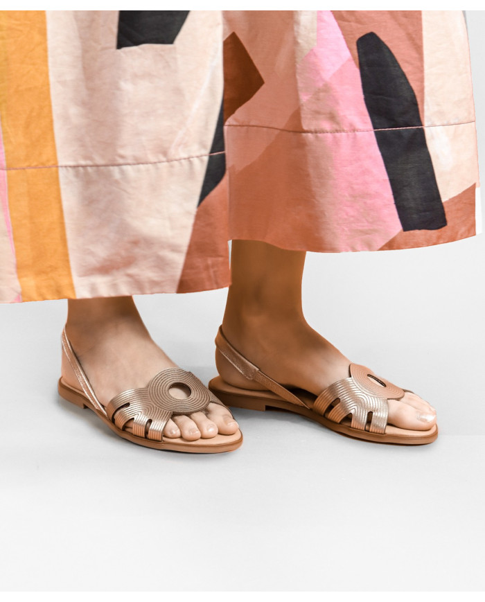 Sandalias de mujeres Ginova con elástico en la Franja