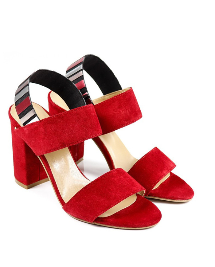 Elegantes sandalias de mujeres Ginova con elástico