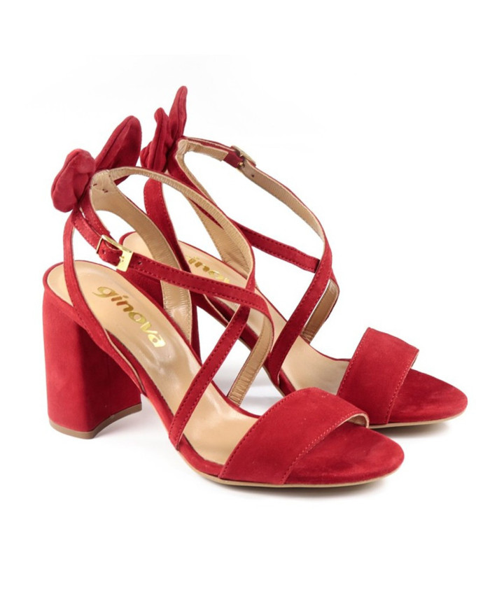 Sandalias de Lady con encaje detrás y tiras Ginova