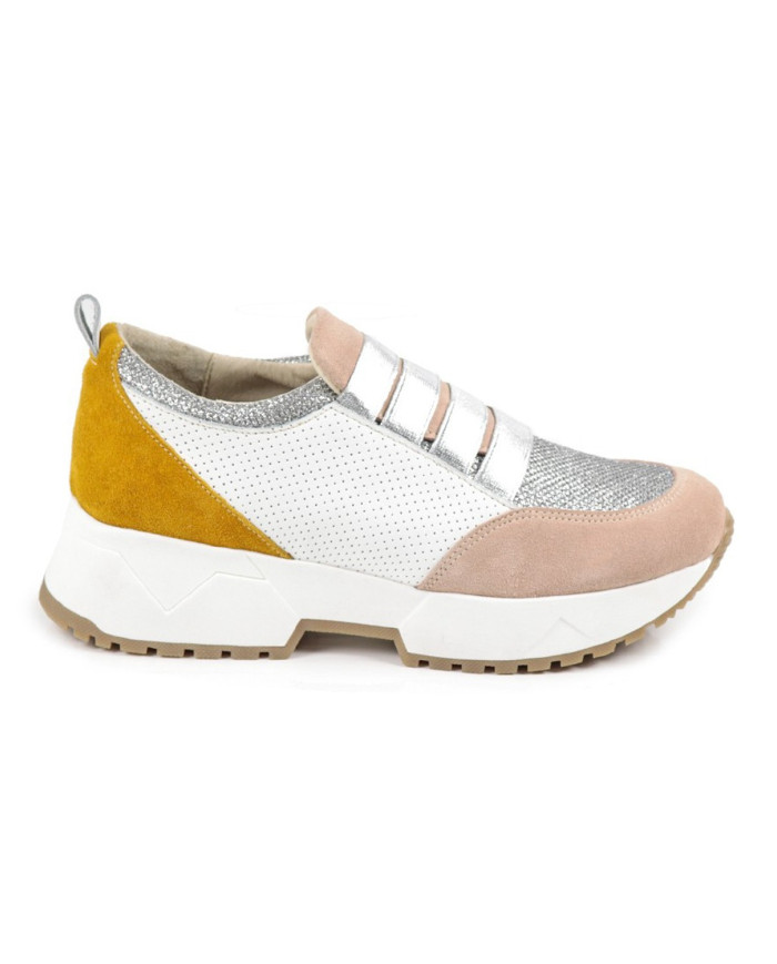 Rosa de Senhora Ginova shoes with Elastics