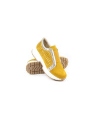 Ladies shoes Yellow Ginova with Elastic