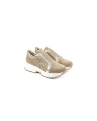 Sports Shoes Lady Ginova Taupe with Elastic