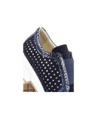 Blue Sports Shoes of Lady Ginova with Elastic