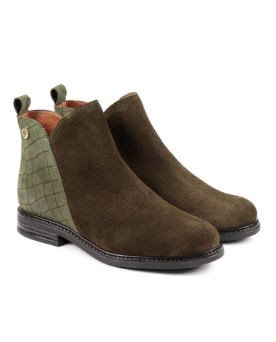 Botas de mujeres Rasas Ginova con Fecho