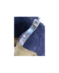 Botas de Senhora Azuis Ginova Perfuradas