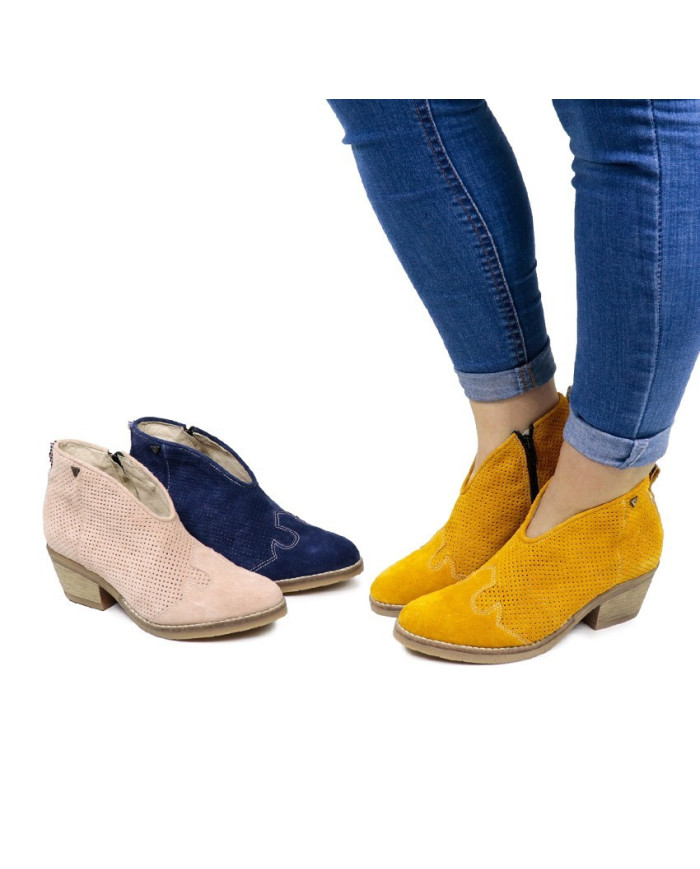 Botas de Senhora Ginova Perforated