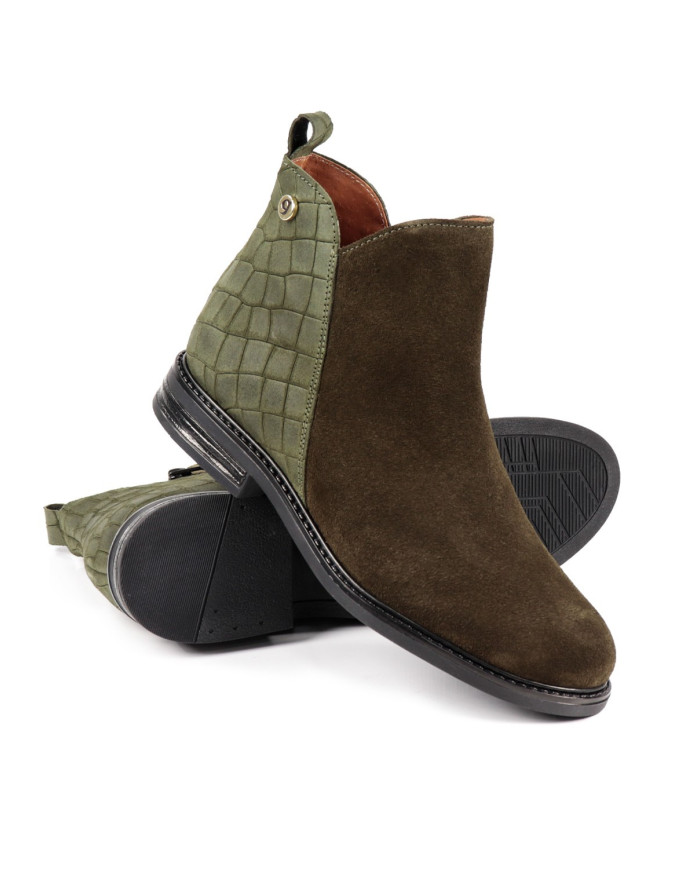 Green Boot Rasa Ginova with Fecho