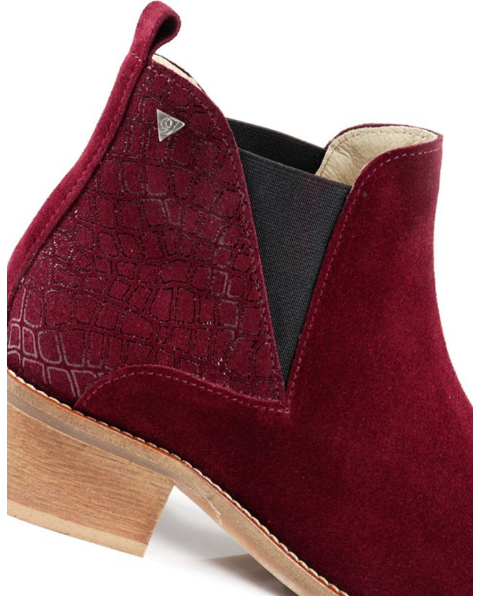 Bordo de Senhora Ginova boots with Elastics Lateral