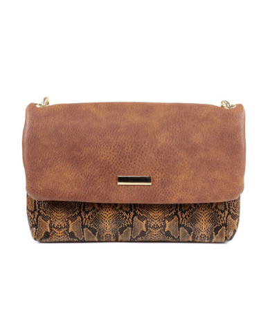 Lady Camel Tiracolo Case with Cobra Pattern