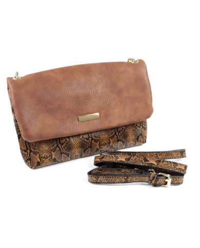 Lady Camel Tiracolo Case with Cobra Pattern