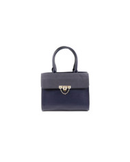 Blue Lady Bag with Golden Application