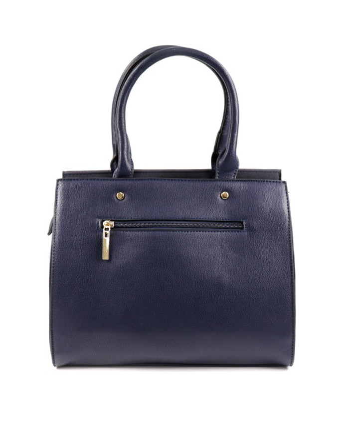 Blue Lady Bag with Golden Application