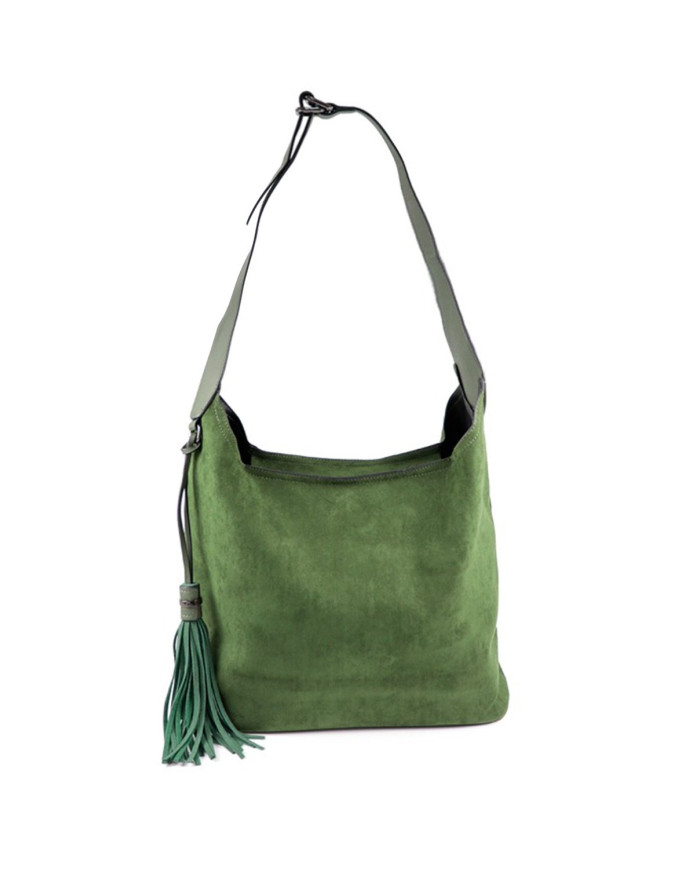 Green Lady's Bag with Inner Bag and Berloque