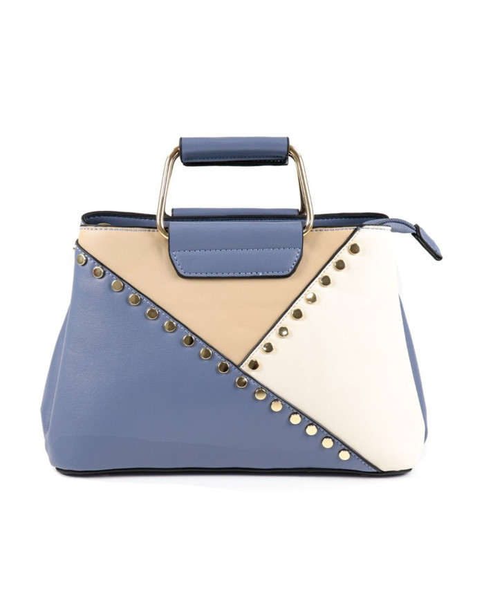 Blue Lady Bag with Two Partitions
