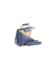 Blue Lady Bag with Two Partitions