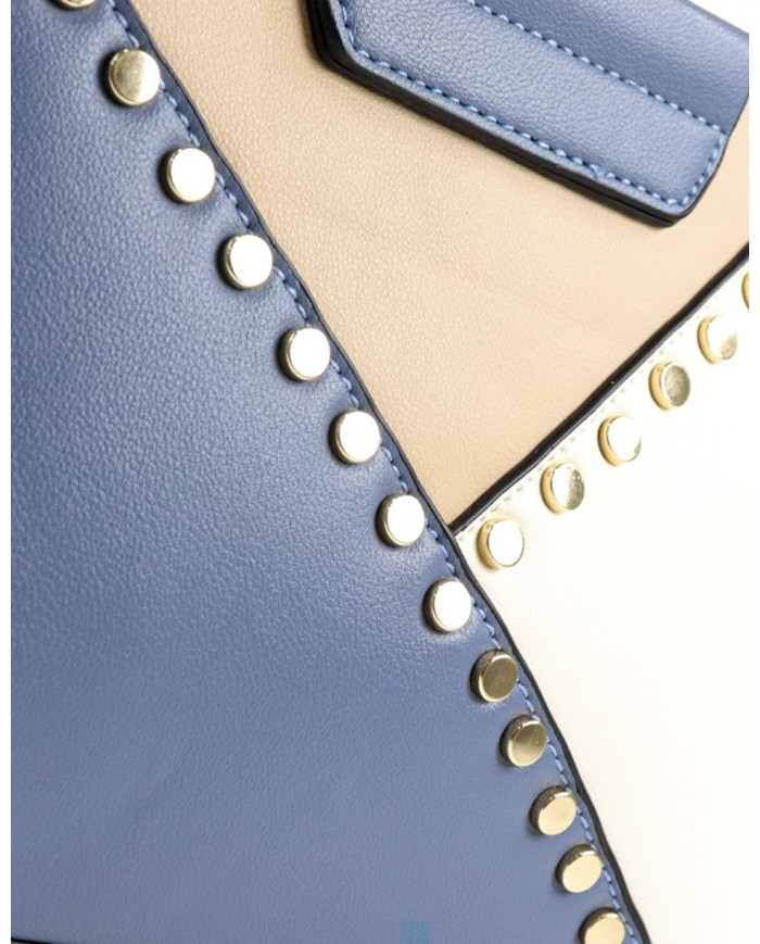 Blue Lady Bag with Two Partitions