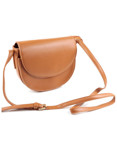 Lady Camel Simple Stripe Bag con Oval Lines