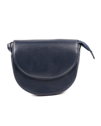 Simple Stripe Blue Lady Bag with Oval Lines