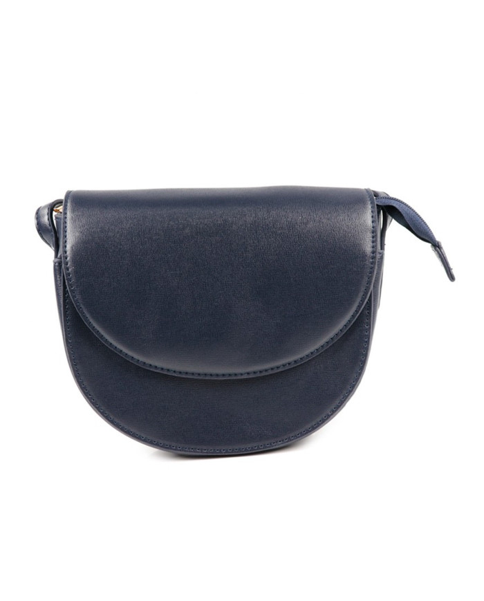 Simple Stripe Blue Lady Bag con Oval Lines