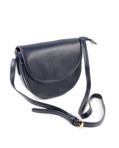 Simple Stripe Blue Lady Bag with Oval Lines