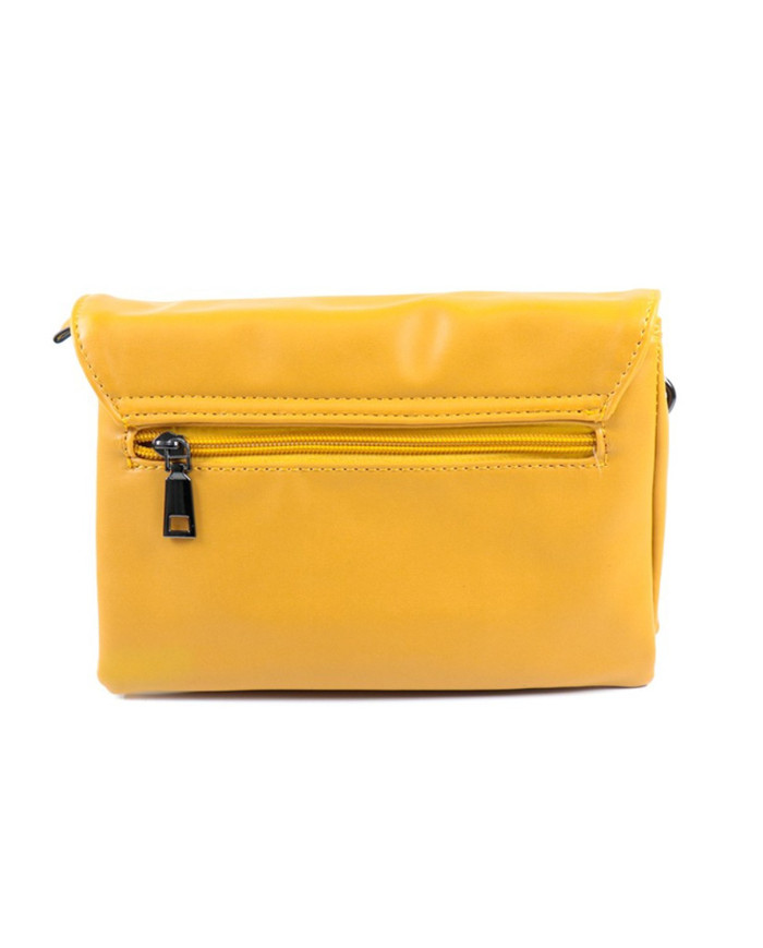 Simple Lady Bag Mustard with Removable Stripe