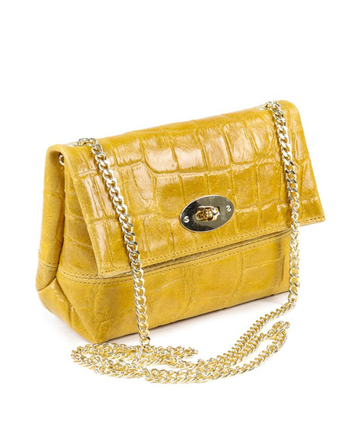 Lady's Yellow Case in Small Skin