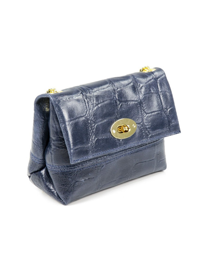 Lady's Blue Bag in Small Skin