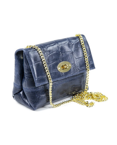 Lady's Blue Bag in Small Skin