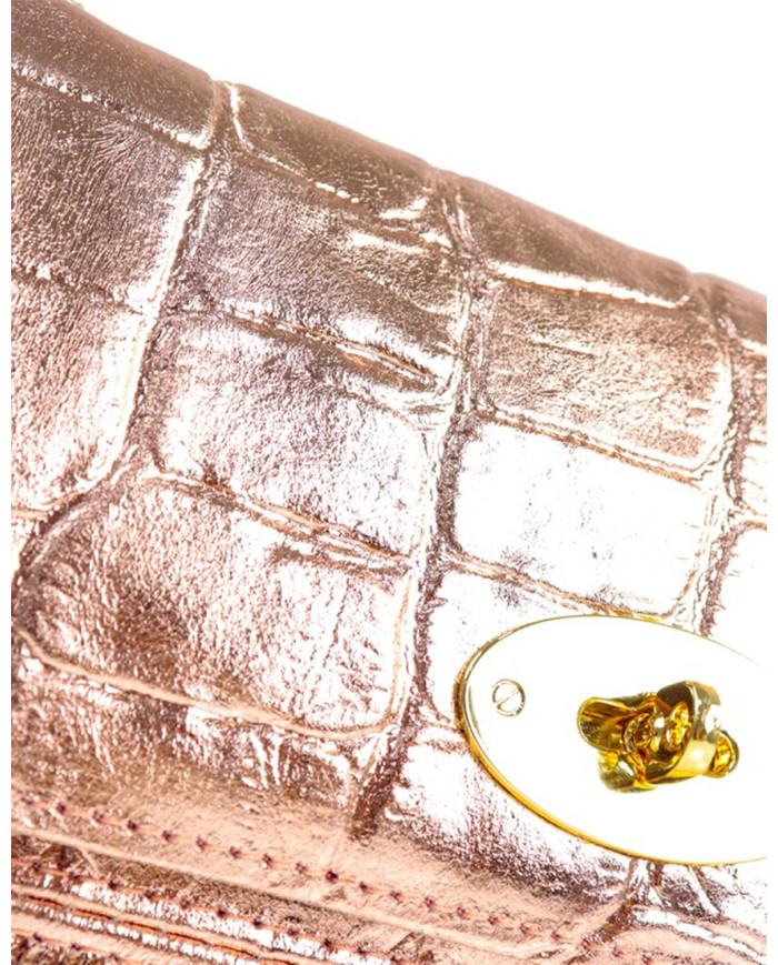 Caja de oro de Lady en piel pequeña