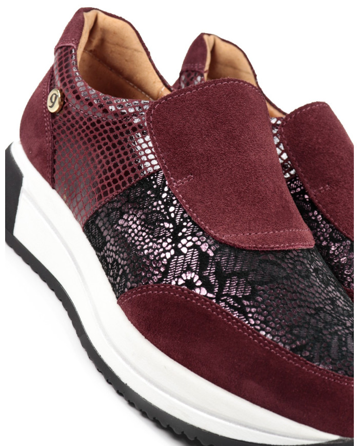 Zapatillas de Mujeres Ginova con Texturas