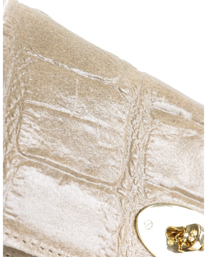 Lady Taupe Bag in Small Skin